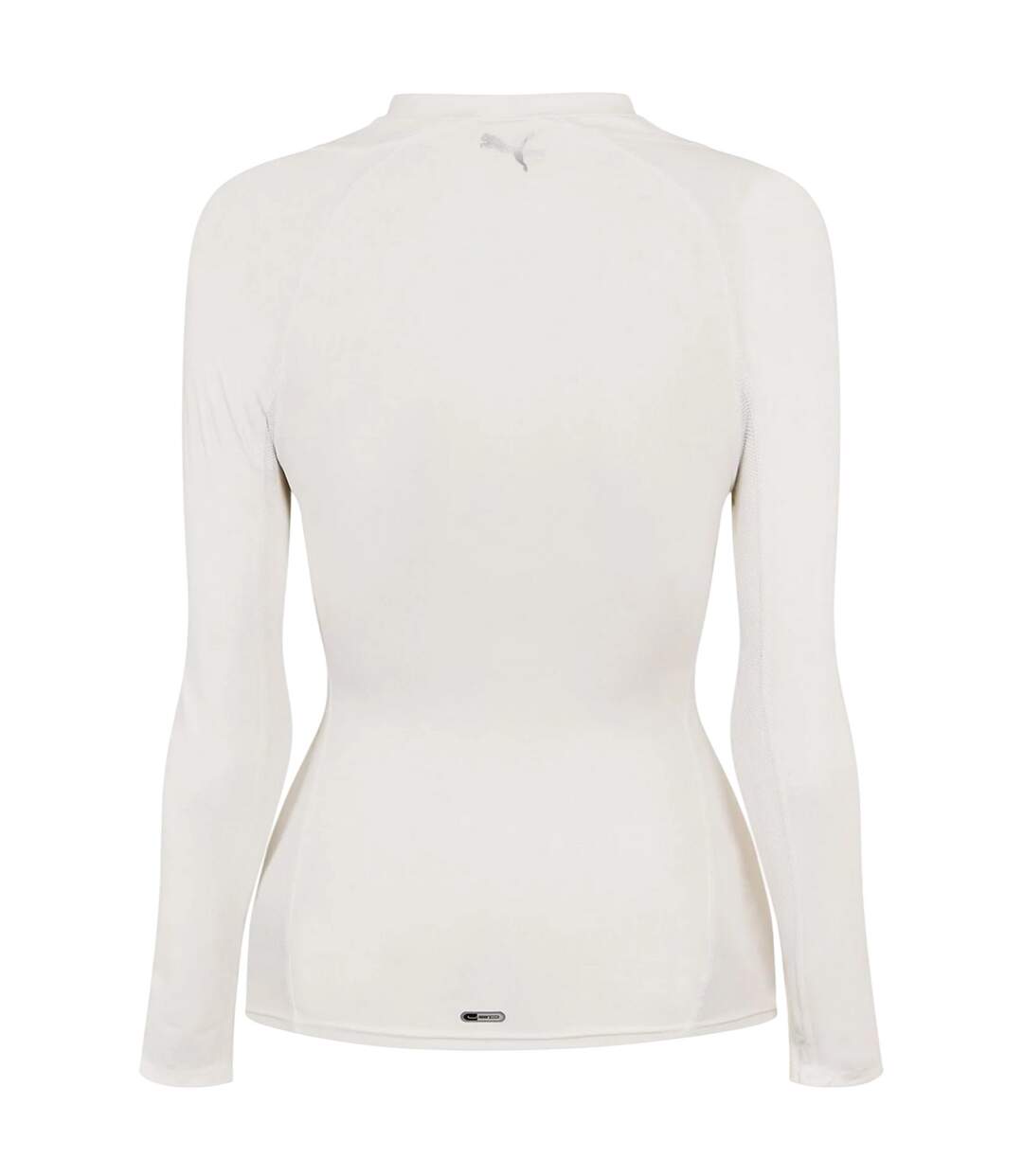 Womens/ladies Pro Vent Base Layer Top White Puma-2