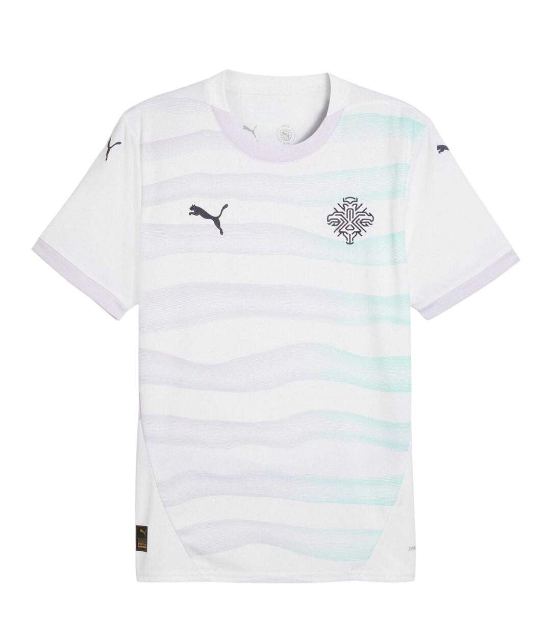 Unisex Adult 2025 Iceland Away Shirt White Navy Puma-2