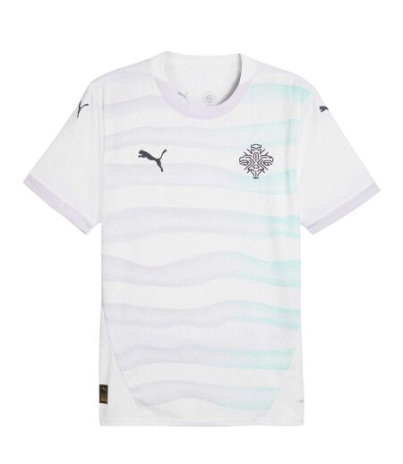 Unisex Adult 2025 Iceland Away Shirt White Navy Puma
