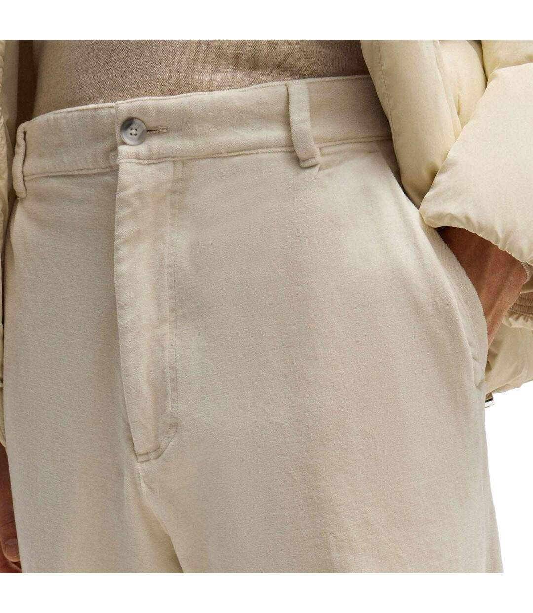 Pantalon Homme Blanc Boss-4