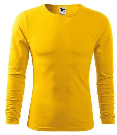 T-shirt manches longues - Homme - MF119 - jaune
