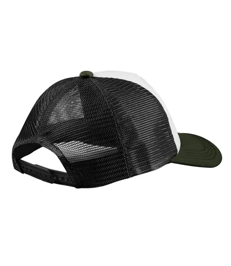 Casquette Trucker Motif/style Rétro Adulte Noir Olive Foncé Beechfield