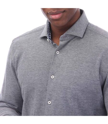 Chemise Manches Longues Homme Bleu Foncé Hugo Boss
