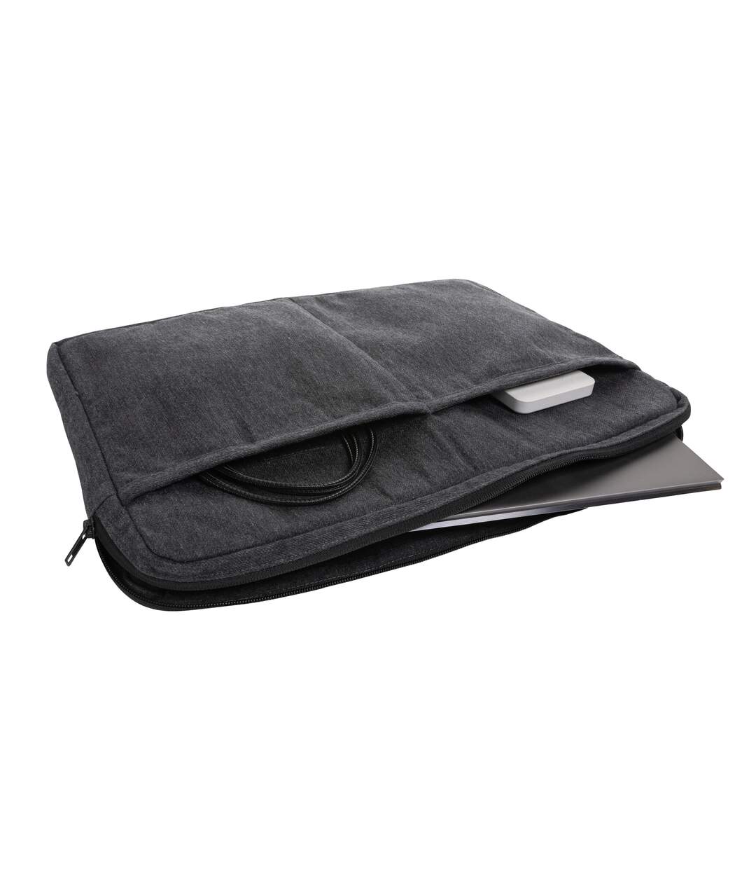 Laluka recycled cotton aware laptop sleeve one size anthracite XD Collection-2
