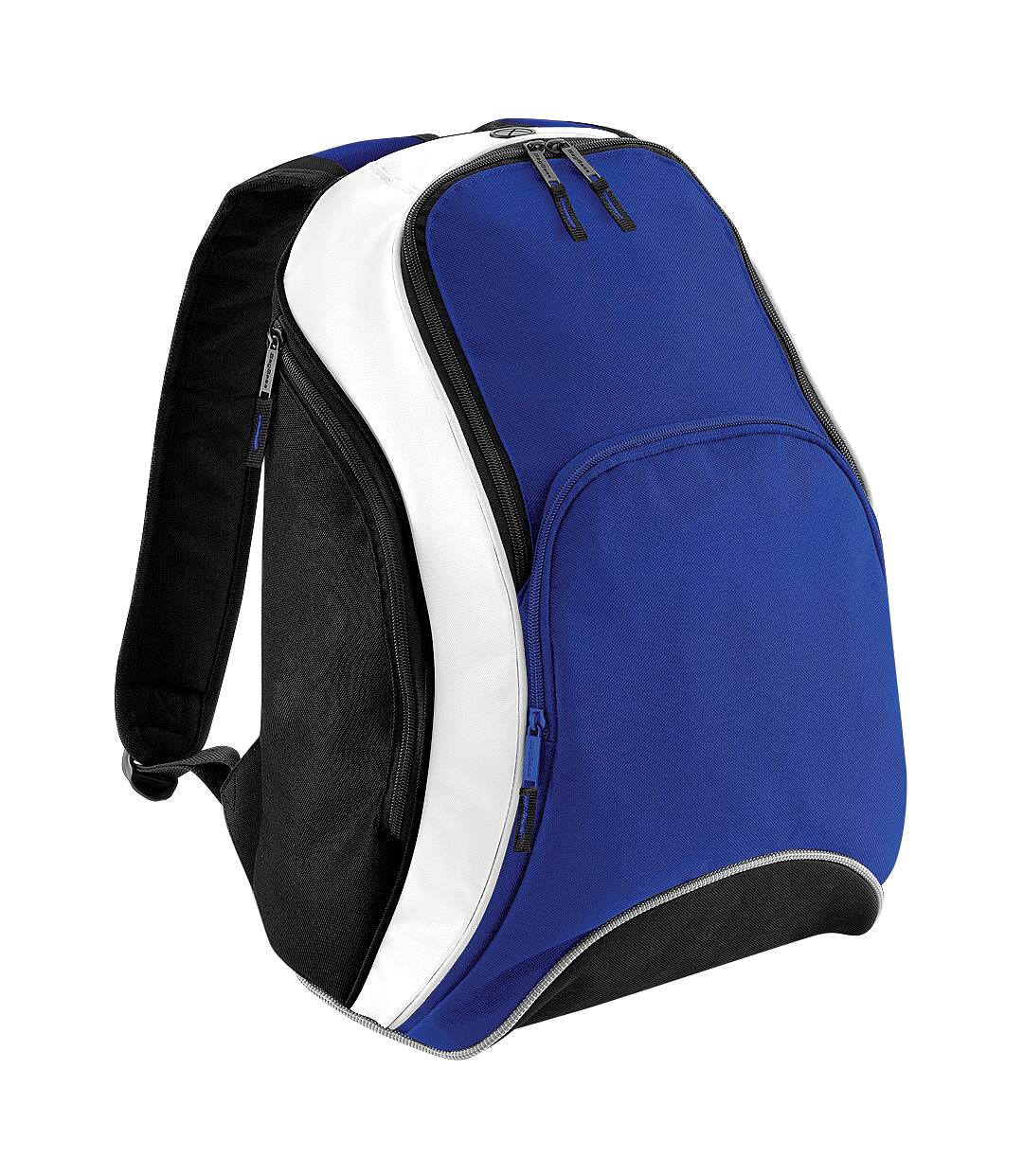 Sac à dos 21 litres taille unique bleu roi vif/noir/blanc Bagbase