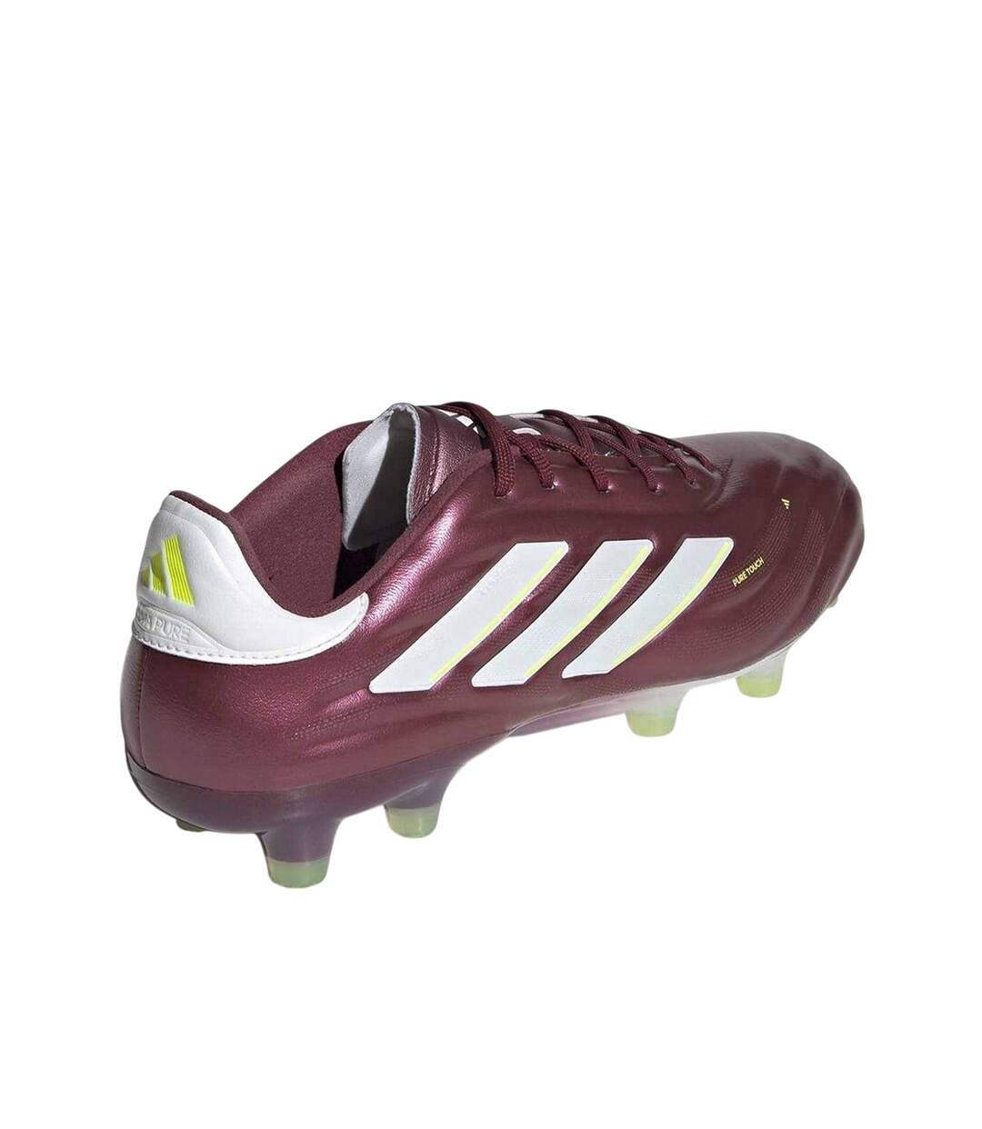 Mens Copa Pure Elite Calf Leather Firm Ground Football Boots Red Adidas-2