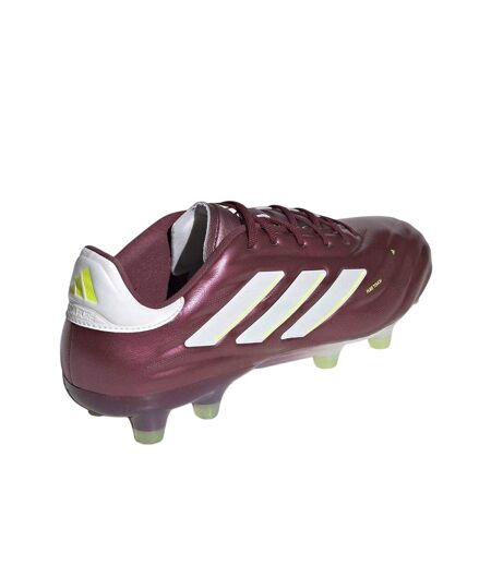 Mens Copa Pure Elite Calf Leather Firm Ground Football Boots Red Adidas