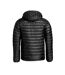 Mens Hudson Padded Jacket Black Clique-2
