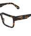 Lunettes De Soleil Motif/style Carapace De Tortue Style 8m Adulte Taille Unique Marron Foncé Off White-3