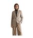 Womens/ladies Janka Flap Pocket Blazer Grey Boss-1