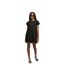 Robe T-shirt Empire Valance Femme Noir Urban Classics-1