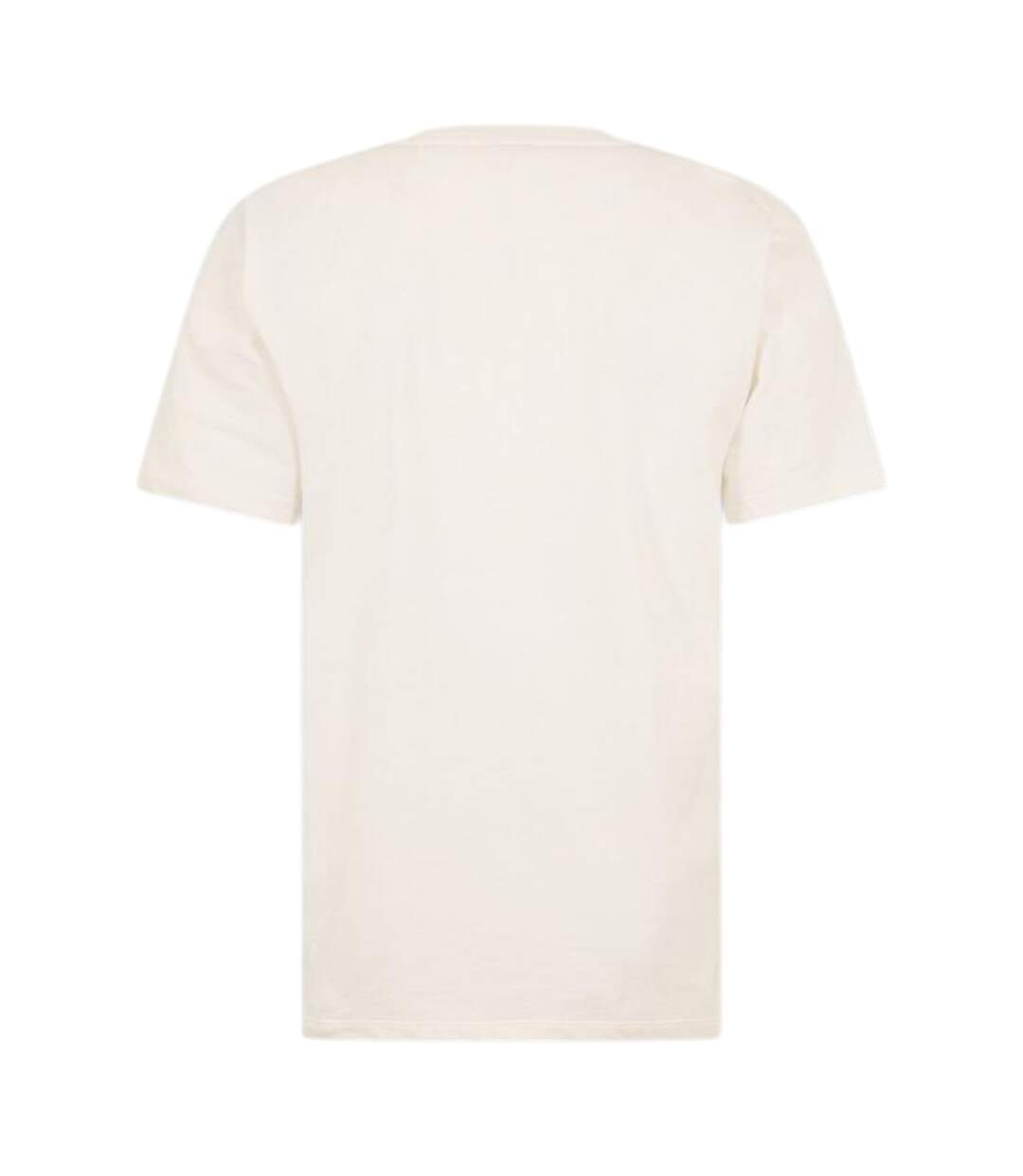 Mens Dulivio Contrast Logo T-shirt Natural Hugo-2