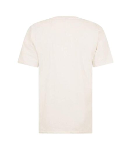 Mens Dulivio Contrast Logo T-shirt Natural Hugo