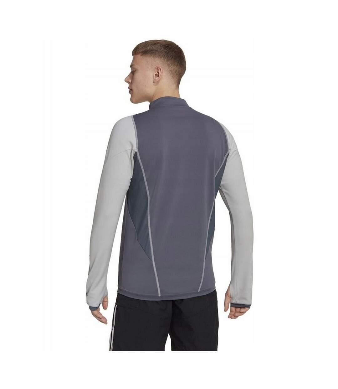 Sweat Tiro Competition Homme Gris Argenté Adidas-3