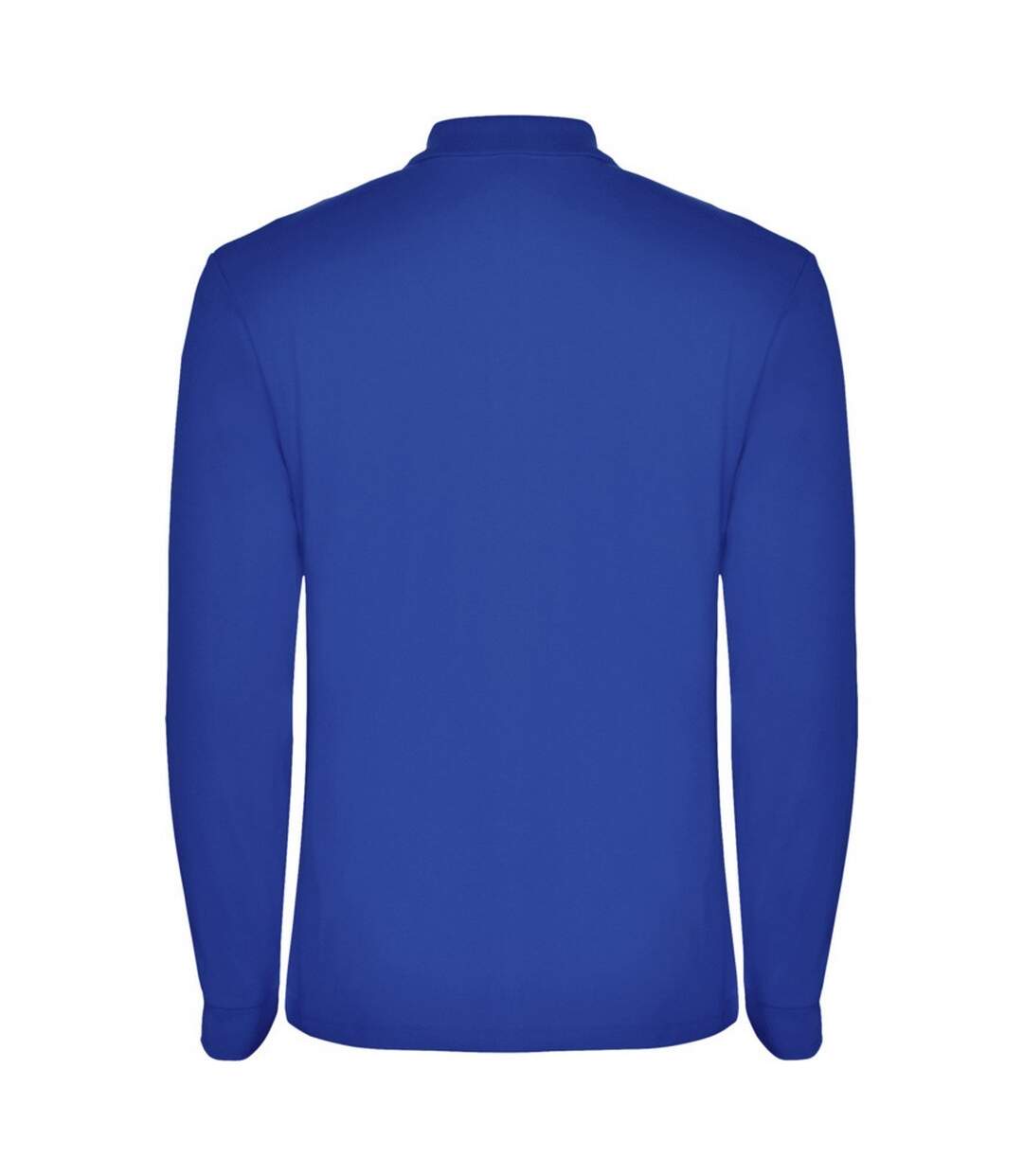 Mens estrella long-sleeved polo shirt royal blue Roly