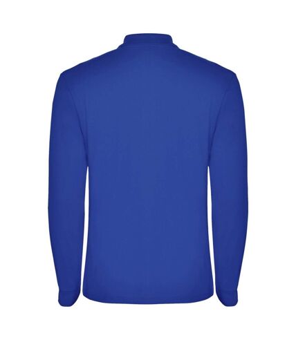Roly Mens Estrella Long-Sleeved Polo Shirt (Royal Blue)