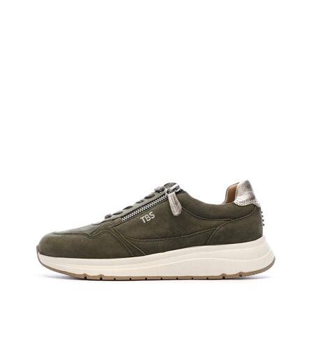 Baskets kaki femme tbs blonzip