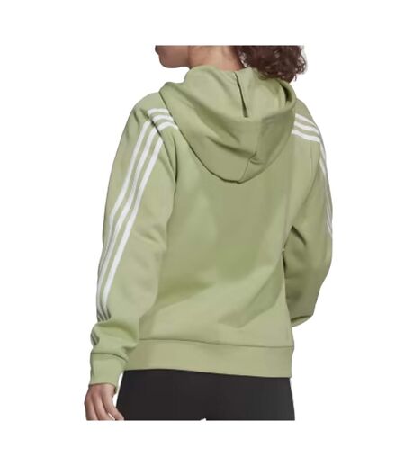 Sweat à Capuche Vert Femme Adidas HE1661