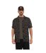 Chemise homme fluide manches courtes en viscose imprimée Tats Vondutch-1