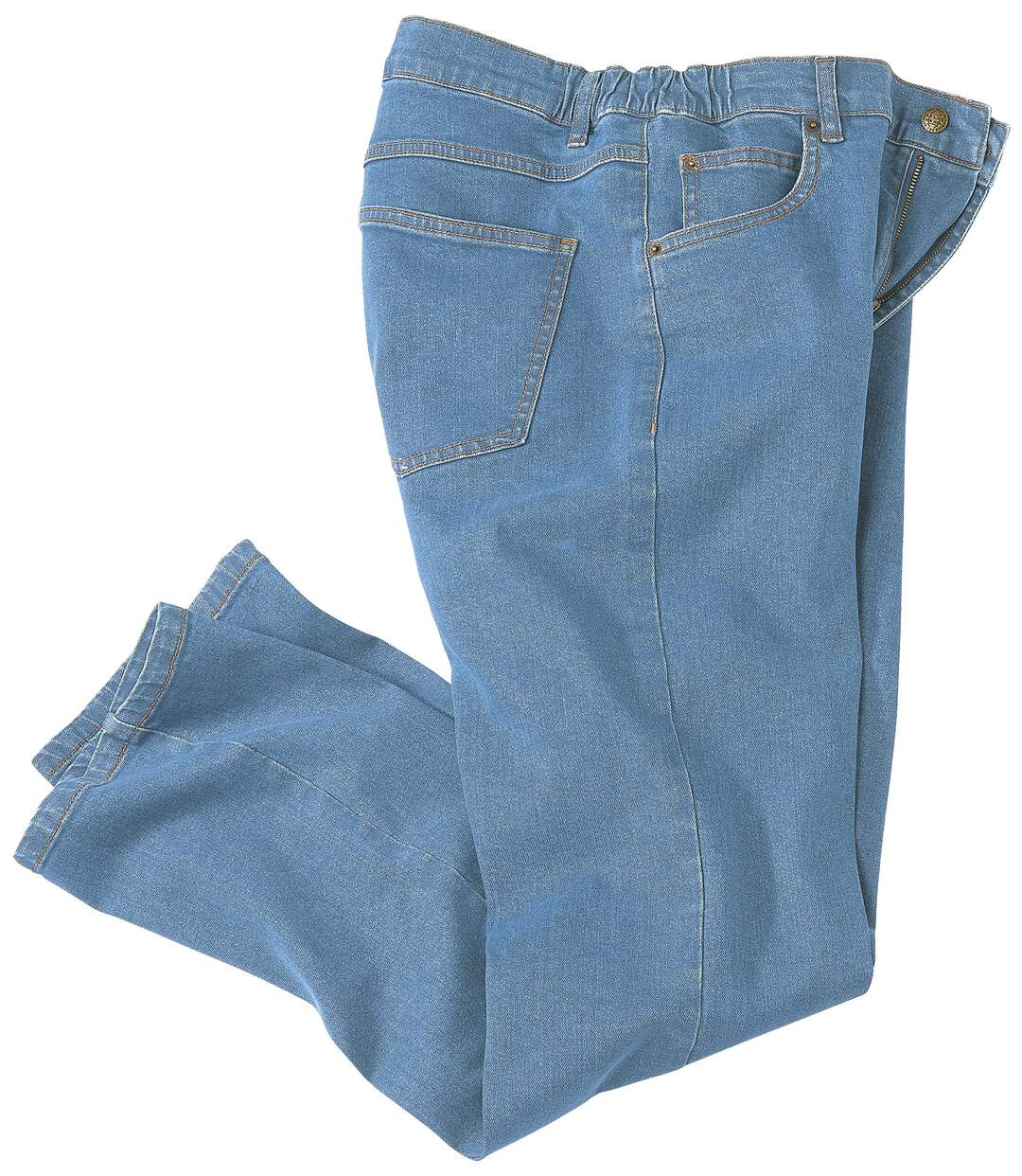 Jean Regular Stretch Confort Bleu Clair-2