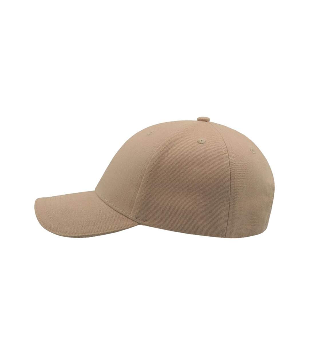 Lot de 2  casquettes en coton épais adulte marron clair / marron clair Atlantis-4