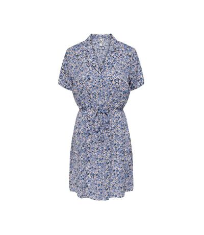 Robe bleu imprimé femme jdy starr - 38