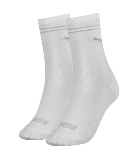 Chaussettes Ville Urbain PUMA Socks CLASSIC Pack de 2 Paires blanc 300 Femme CLASSIC