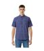 Mens Checked Pocket Shirt Indigo Jack Wills-4