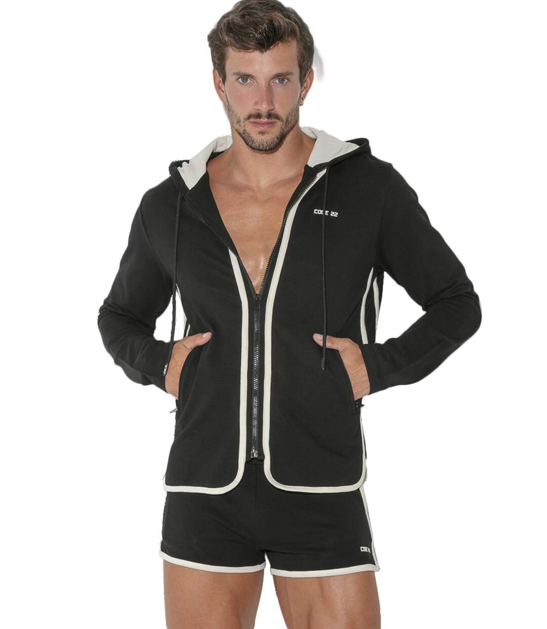 Veste de sport zippée à capuche Focus Code22-1
