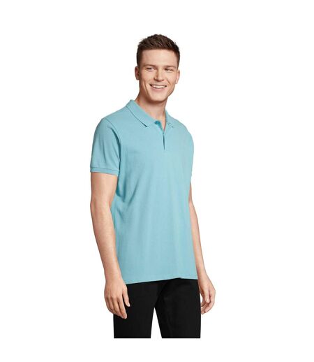 Polo Planet Homme Turquoise SOLS