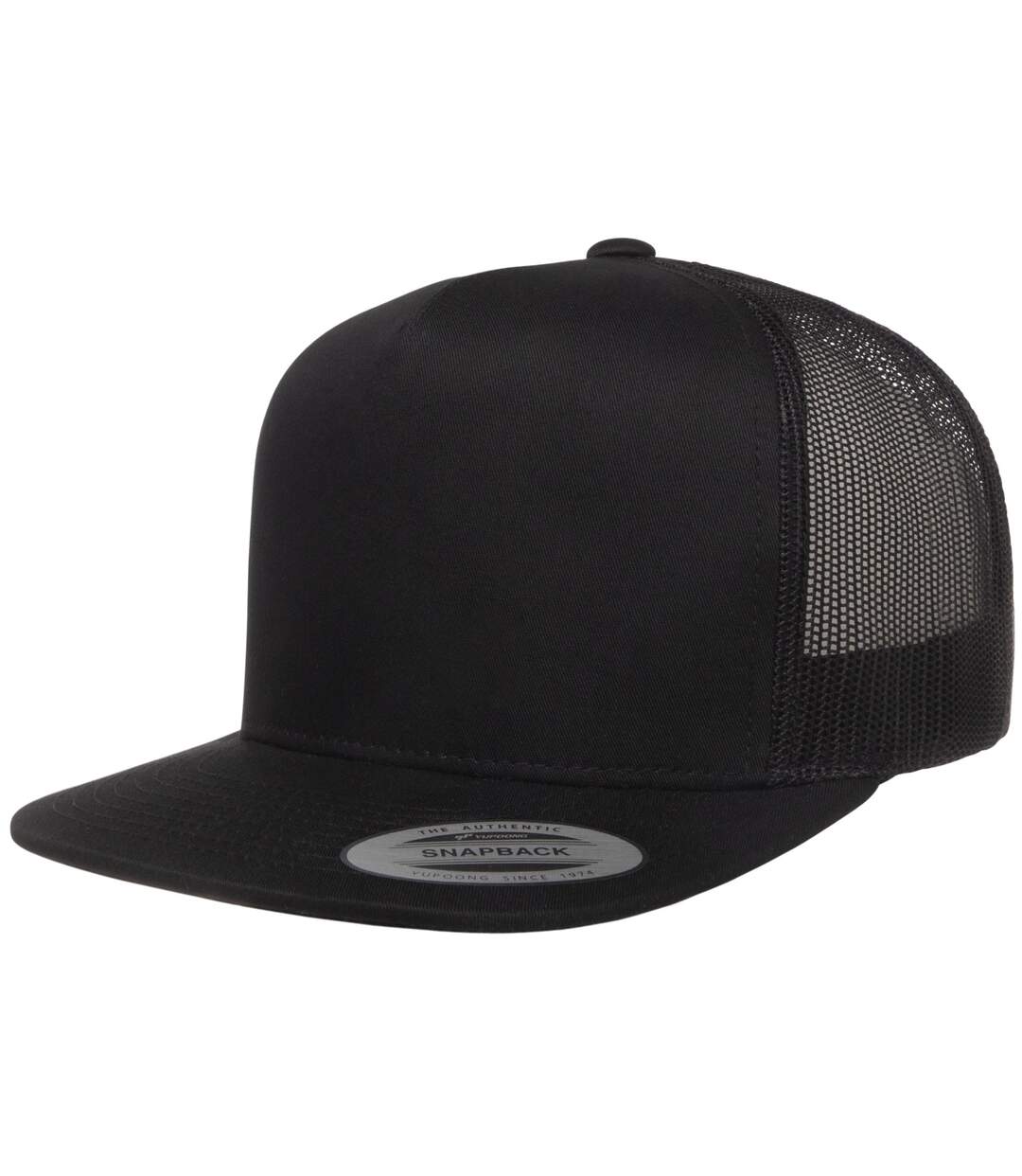 Casquette de camionneur classique noir Flexfit-1