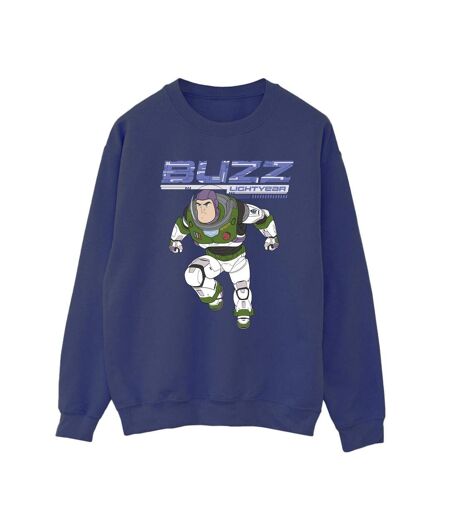 Disney Sweatshirt Lightyear Buzz Jump To Action Femme/Ladies (Bleu marine) - UTBI25171