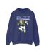 Disney Sweatshirt Lightyear Buzz Jump To Action Femme/Ladies (Bleu marine) - UTBI25171-1