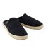 Womens/ladies Santiago Mule Slippers Black Toms-1