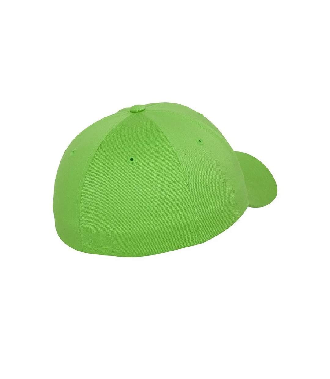 Childrens/kids Wooly Combed Baseball Cap Fresh Green Flexfit-2