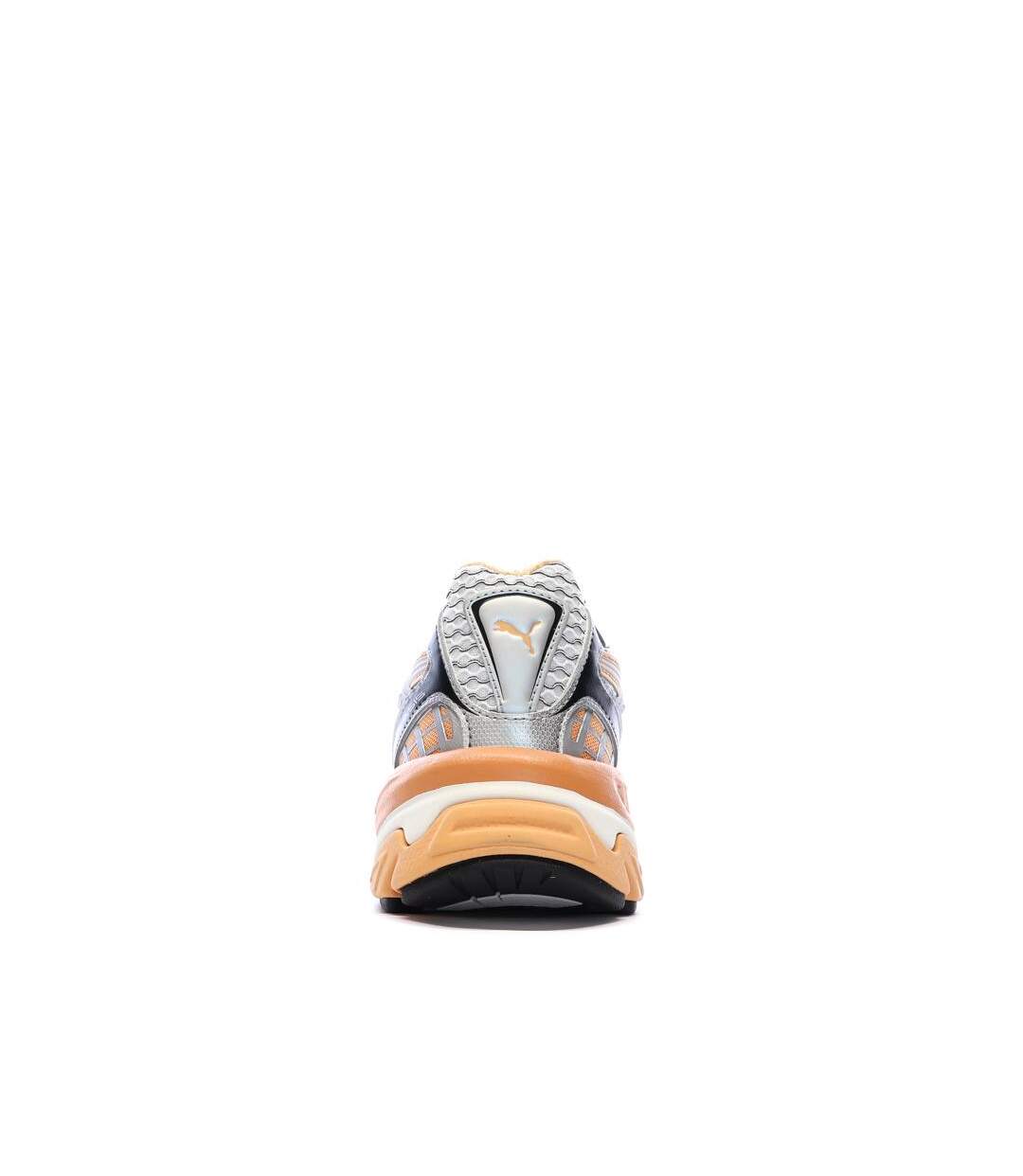 Baskets grise/orange homme puma velophasis phased-3