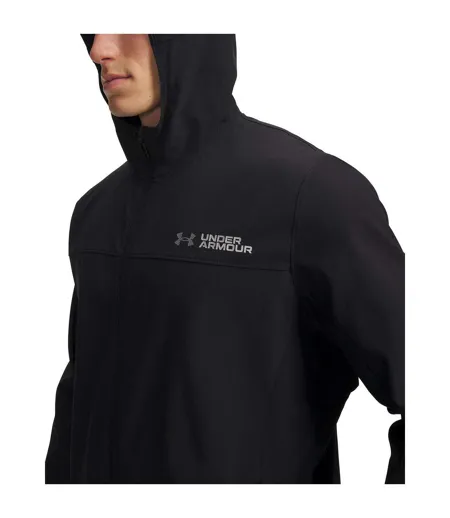 Mens Velociti Stormproof Full Zip Jacket Black Under Armour