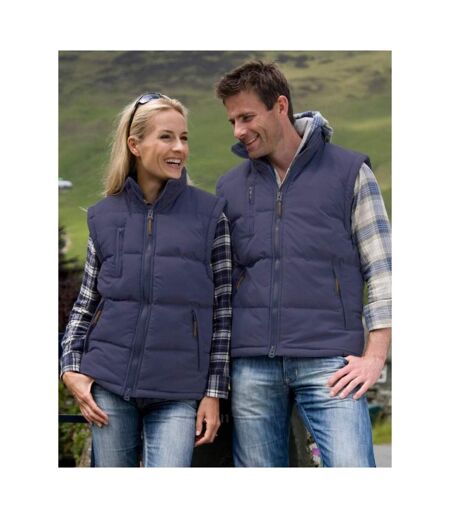 Mens Ultra Padded Bodywarmer Water Repellent Windproof Jacket Navy Blue Result