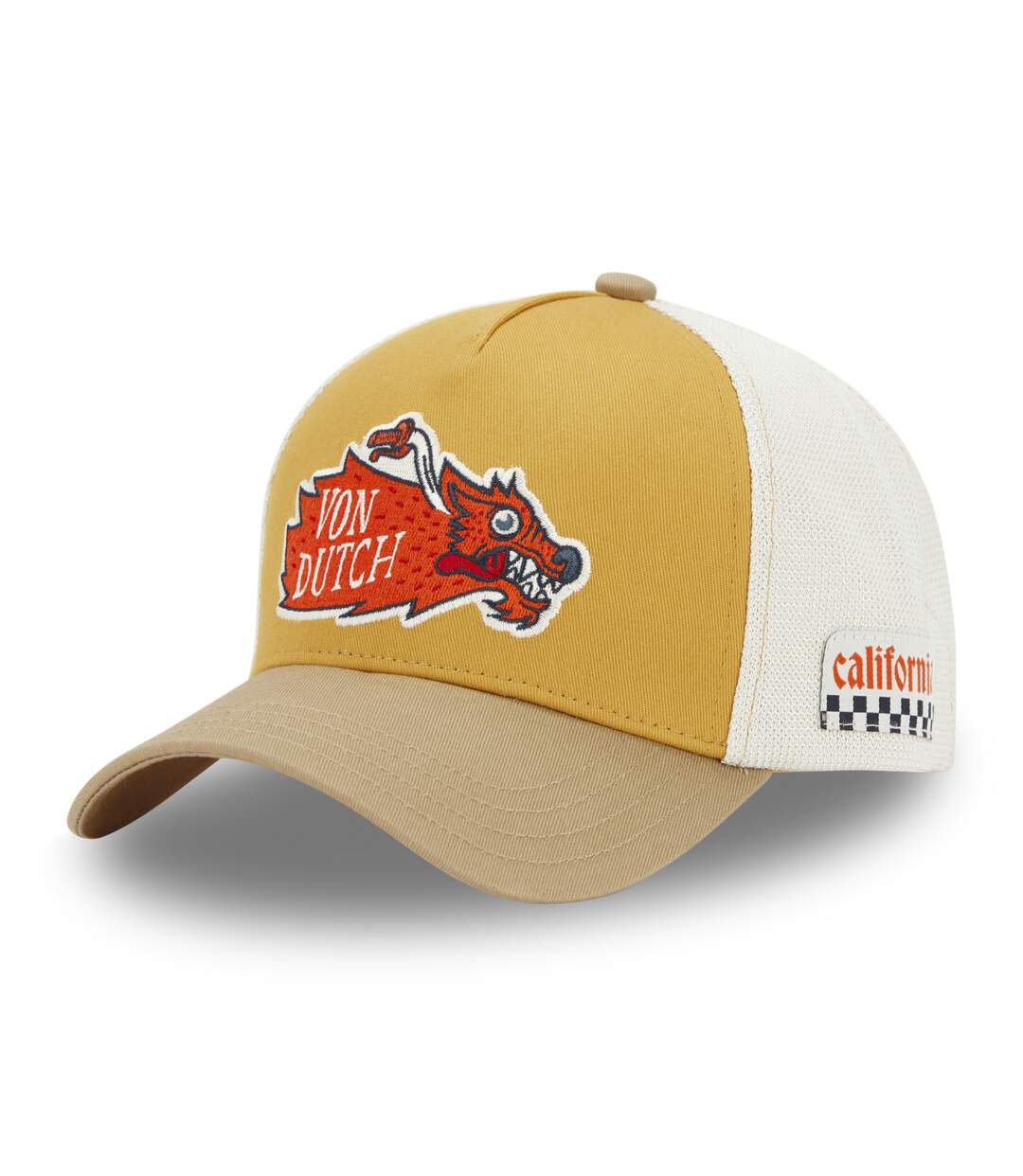 Casquette baseball premium avec filet en sergé de coton Wild Wolf Vondutch-1