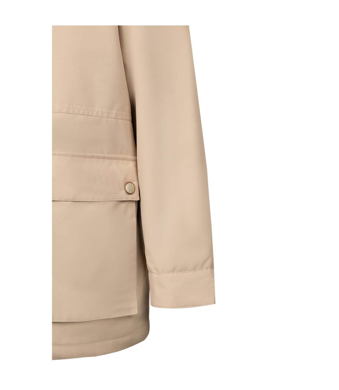 Veste Imperméable Sasser Femme Beige Clair Trespass-4