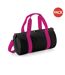 Bagbase - Petit sac polochon (Lot de 2) (Noir/Fuchsia) (One Size) - UTBC4426