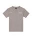 Mens Crew Neck Oversized T-shirt Grey Nicce-1