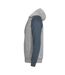 Mens Two Tone Hoodie Heather Grey Ink Tee Jays-4