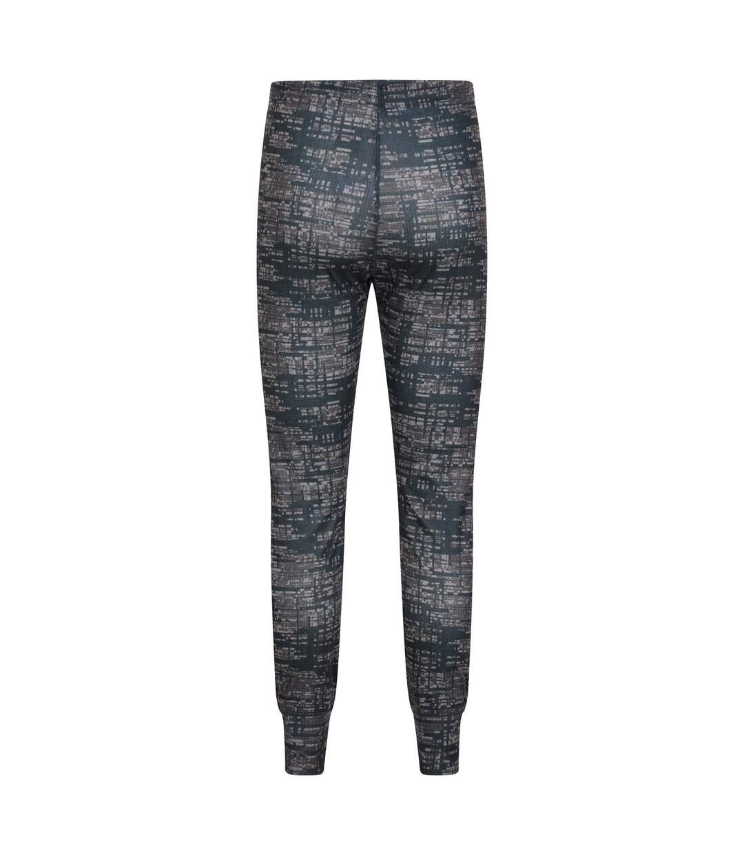 Mens Talus Dash Print Thermal Bottoms Black Mountain Warehouse-3