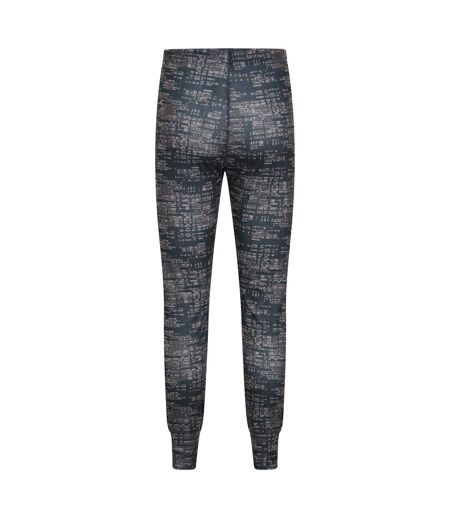 Mens Talus Dash Print Thermal Bottoms Black Mountain Warehouse