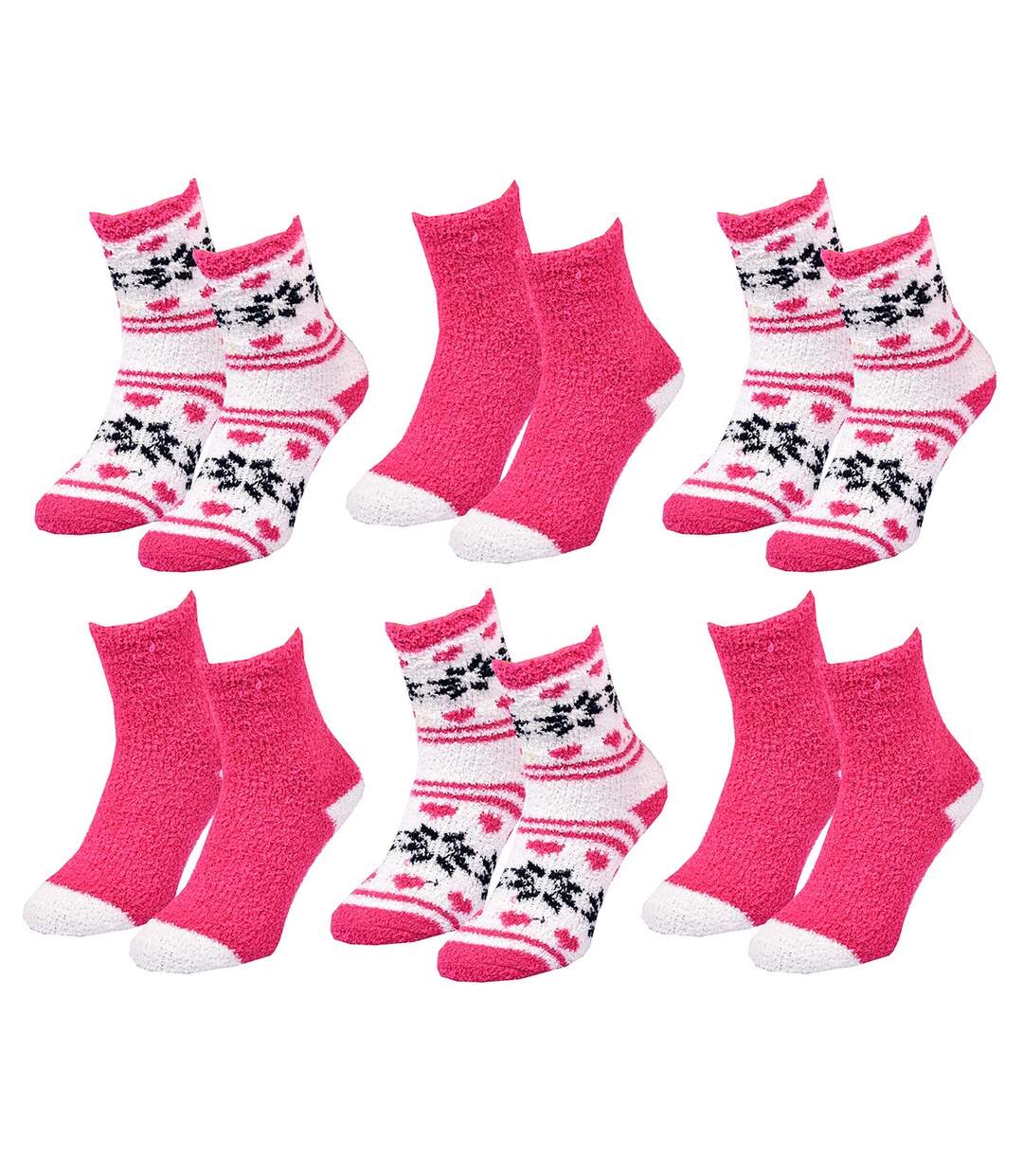 Chaussettes Femme WINTER SOCKS Pack de 6 Paires 1447 NOËL ABS-3