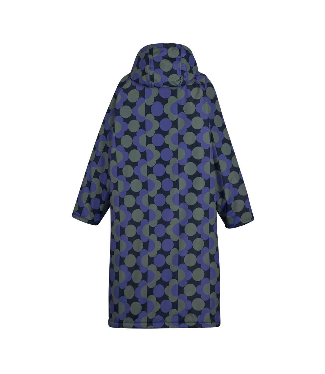 Peignoir À Langer Imperméable Motif/style À Pois Orla Kiely Femme Bleu Olive Foncé Regatta-3