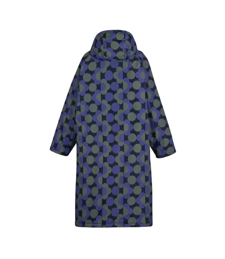 Peignoir À Langer Imperméable Motif/style À Pois Orla Kiely Femme Bleu Olive Foncé Regatta