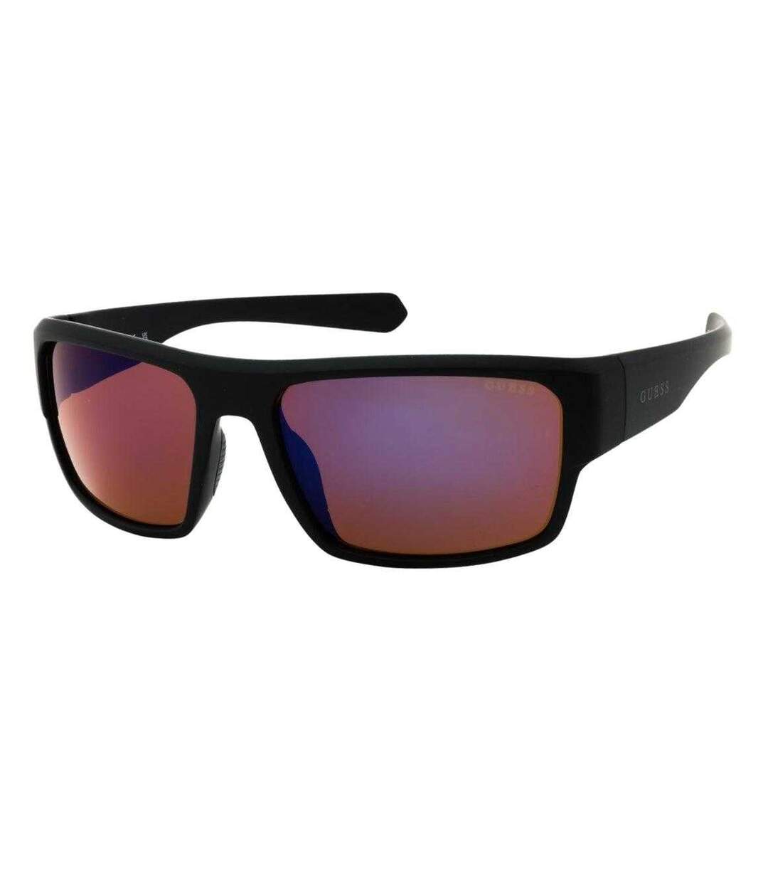 Lunettes De Soleil Motif/style Miroir Homme Taille Unique Noir Fumée Guess-2