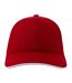 Casquette liberty sandwich adulte rouge / blanc Atlantis